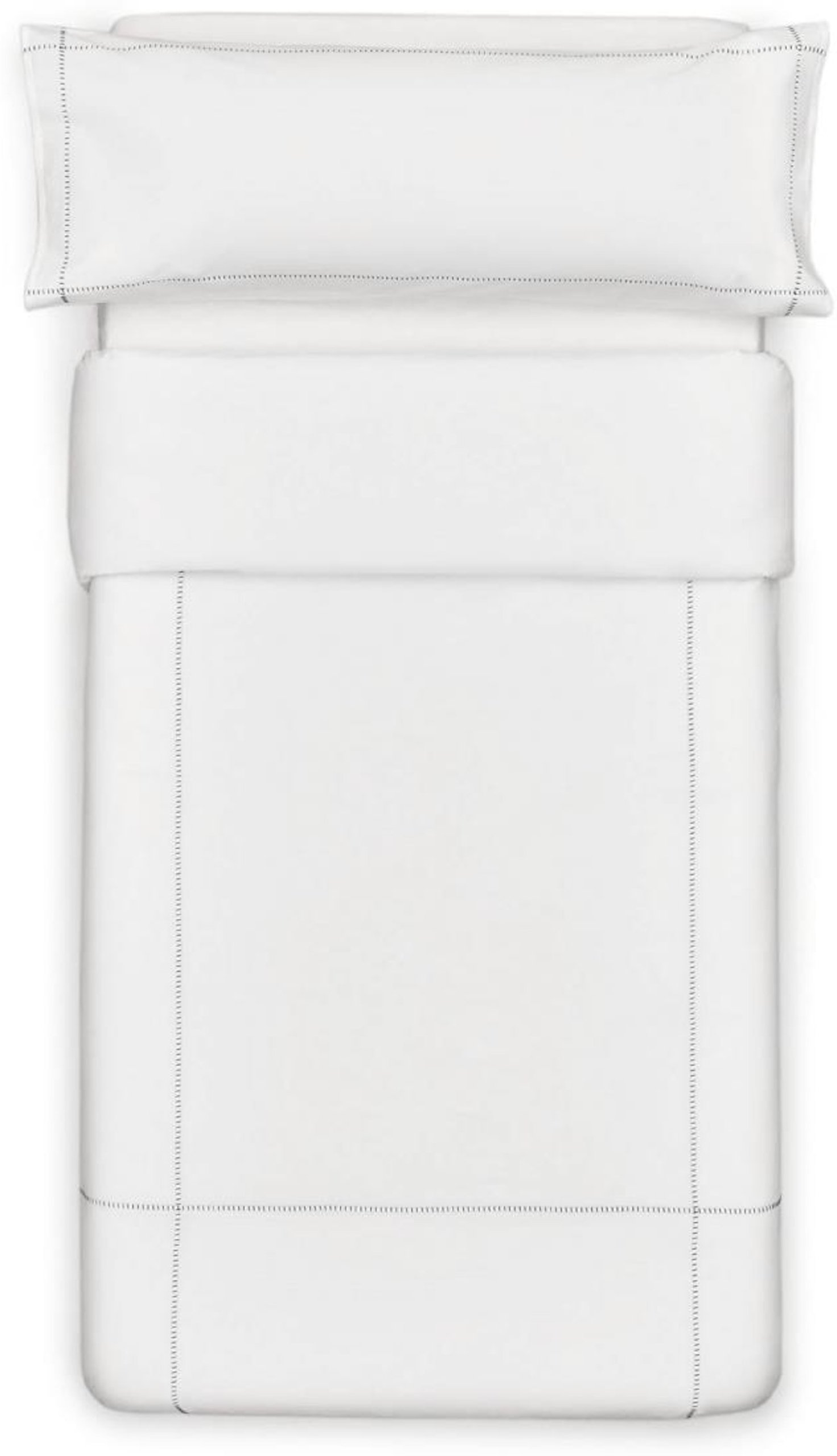 Elvia, Dynebetræk og pudebetræk sæt, stof by Laforma (H: 220 cm. x B: 150 cm. x L: 1 cm., Hvid)