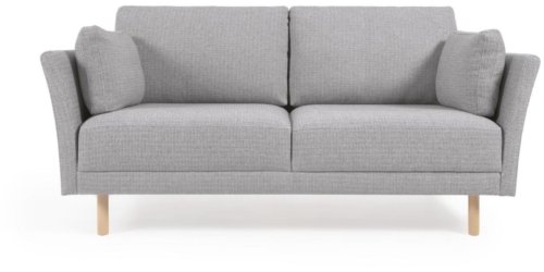 På billedet ser du variationen Gilma, 2-personers sofa, Massiv træ fra brandet LaForma i en størrelse H: 83 cm. x B: 170 cm. x L: 83 cm. i farven Grå/Natur