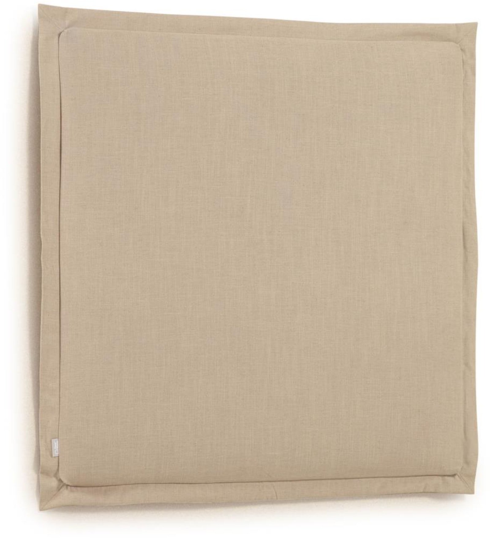 LAFORMA Tanit sengegavl med beige linned aftageligt betræk, til 90 cm senge