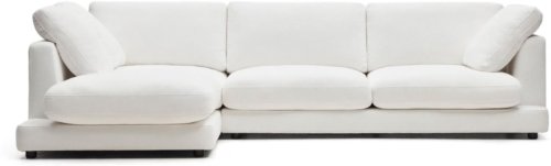 På billedet ser du variationen Gala, 3-personers sofa, rustik, stof fra brandet Laforma i en størrelse H: 87 cm. x B: 300 cm. x L: 193 cm. i farven Hvid