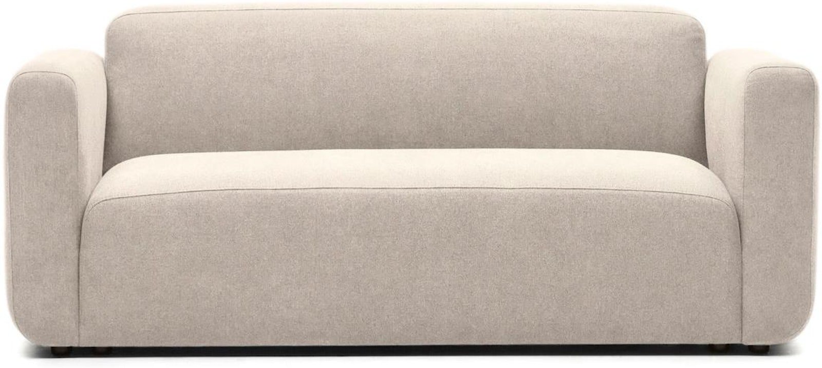 Neom, 2-personers sofa, moderne, nordisk, solidt træ by Laforma (H: 78 cm. x B: 188 cm. x L: 89 cm., Beige)