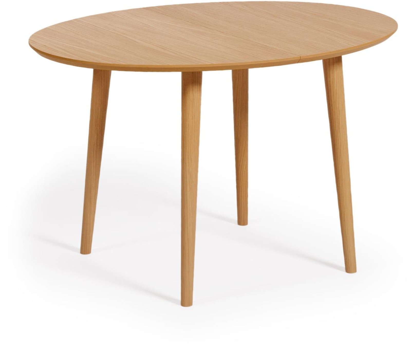 På billedet ser du variationen Oqui, Spisebord med udtræk, nordisk, moderne fra brandet LaForma i en størrelse H: 74 cm. x B: 120 cm. x L: 90 cm. i farven Natur