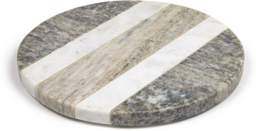 På billedet ser du variationen Xamila, Serveringsbræt, moderne, marmor fra brandet Laforma i en størrelse H: 1,5 cm. x B: 20 cm. x L: 20 cm. i farven Flerfarvet
