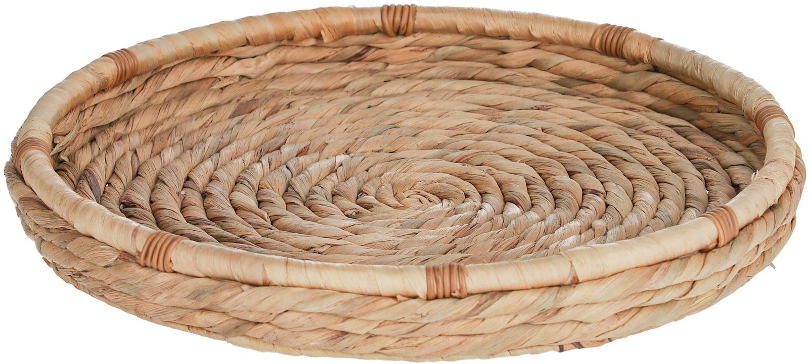 Colomba, Kurv, rustik, naturlige fibre by Kave Home (H: 5 cm. x B: 40 cm. x L: 40 cm., Natur)