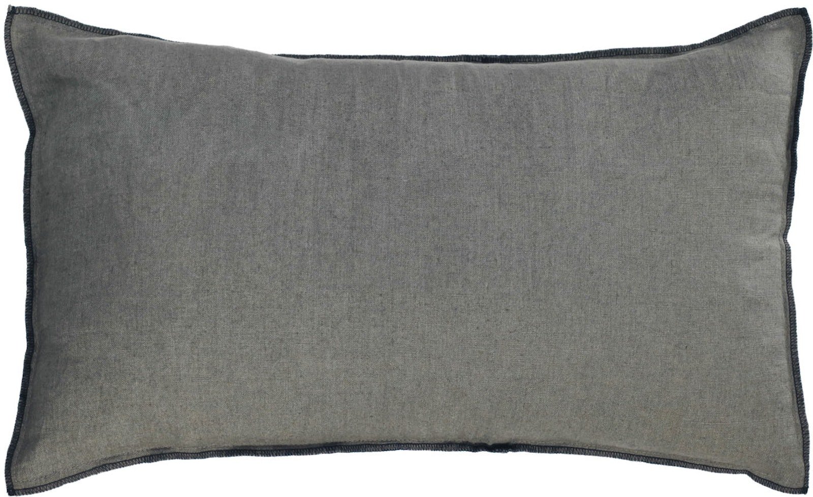 Elea, Pudebetræk, nordisk, moderne, stof by Laforma (H: 1 cm. x B: 30 cm. x L: 50 cm., Mørkegrå)