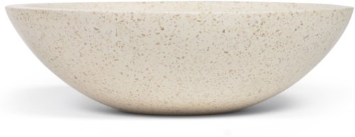 På billedet ser du variationen Delina, Bordplade håndvask, nordisk, sten fra brandet Laforma i en størrelse H: 11 cm. x B: 40 cm. x L: 40 cm. i farven Hvid
