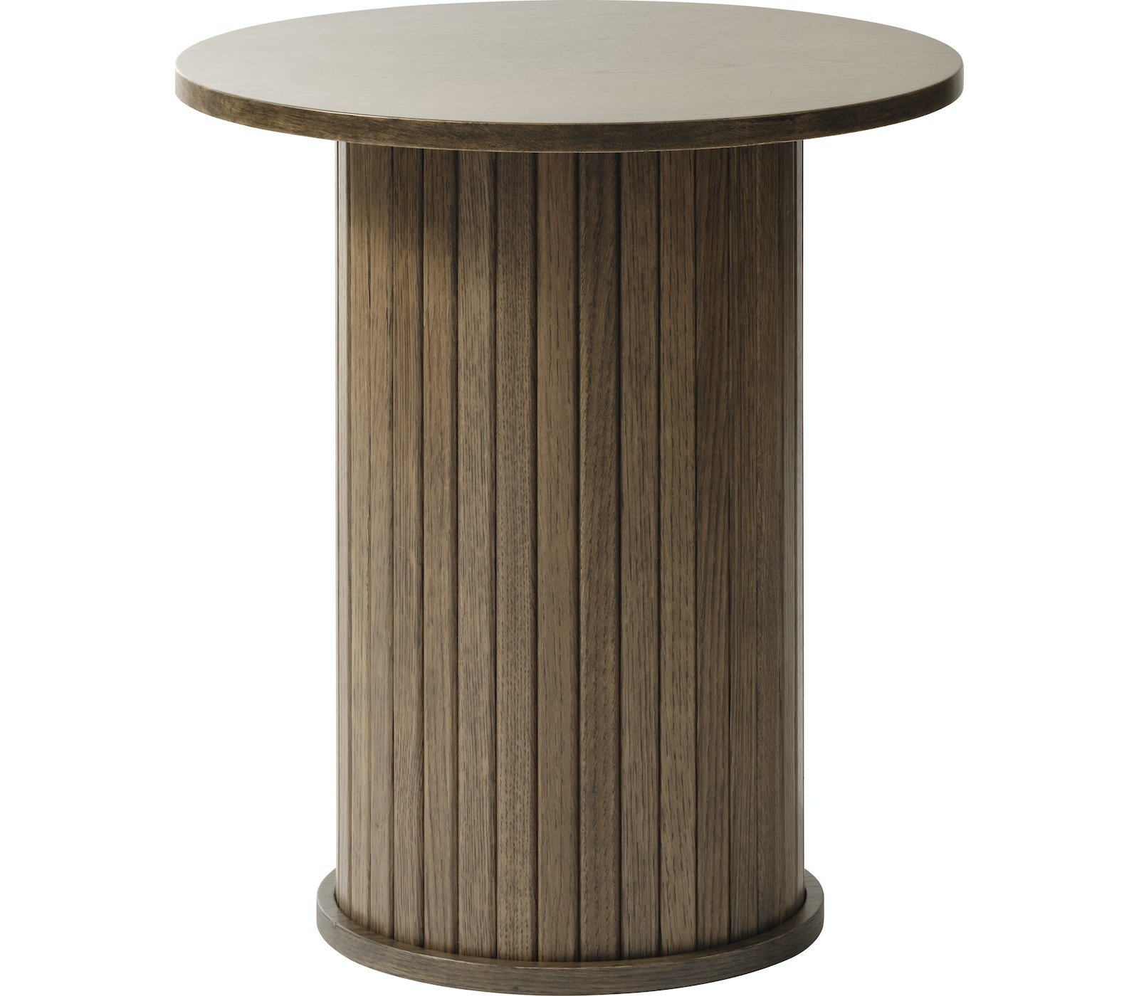 Nola, Sidebord, Egetræ by Unique Furniture (H: 55 cm. x B: 50 cm. x L: 50 cm., Smoked)