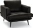 På billedet ser du variationen Havana, 1-personers sofa, Læder fra brandet Raymond & Hallmark i en størrelse H: 84 cm. x L: 95 cm. i farven Sort