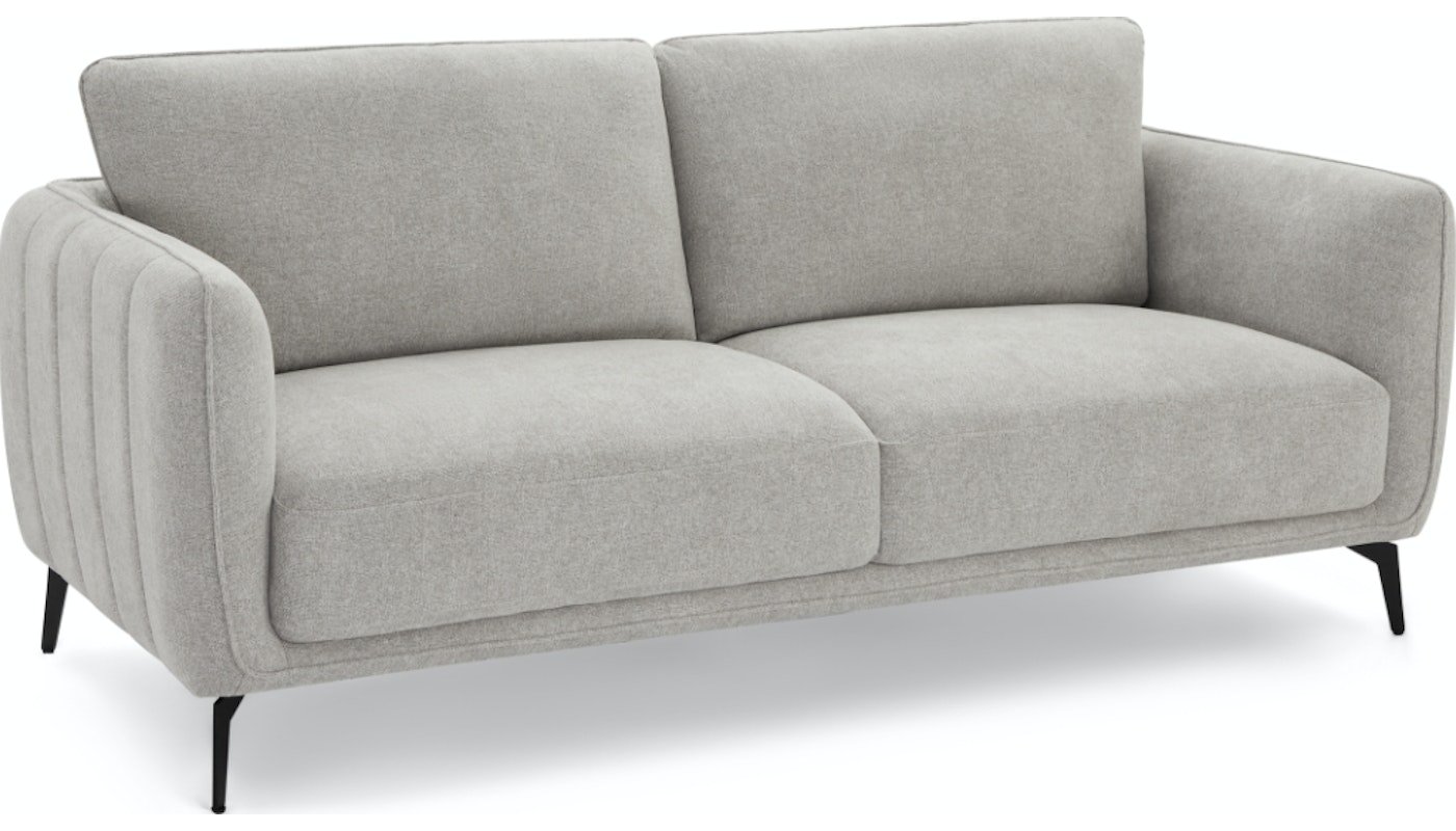 Selena, 3-personers sofa, Stof by Raymond & Hallmark (H: 86 cm. x L: 200 cm. x D: 88 cm., Grå)