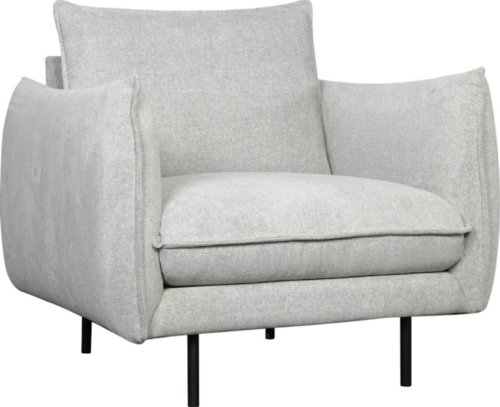 På billedet ser du variationen Milano, 1-personers sofa, Stof fra brandet Raymond & Hallmark i en størrelse H: 92 cm. x L: 97 cm. x D: 98 cm. i farven Grå