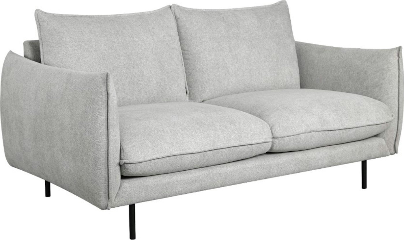 Milano, 2-personers sofa, Stof by Raymond & Hallmark (H: 92 cm. x L: 182 cm. x D: 98 cm., Grå)