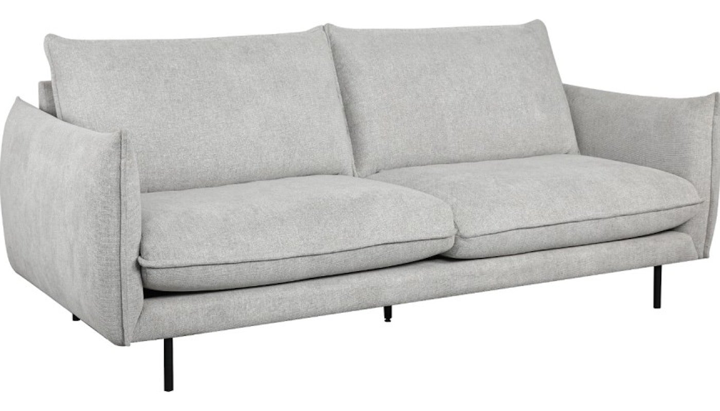 Milano, 3-personers sofa, Stof by Raymond & Hallmark (H: 92 cm. x L: 217 cm. x D: 98 cm., Grå)