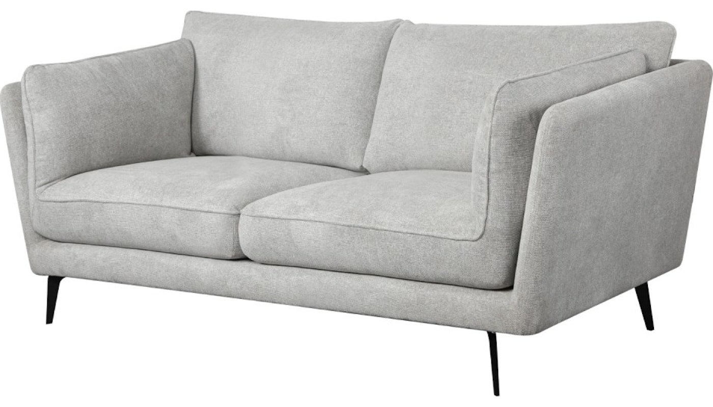 Bari, 2-personers sofa, Stof by Raymond & Hallmark (H: 94 cm. x L: 182 cm. x D: 93 cm., Grå)