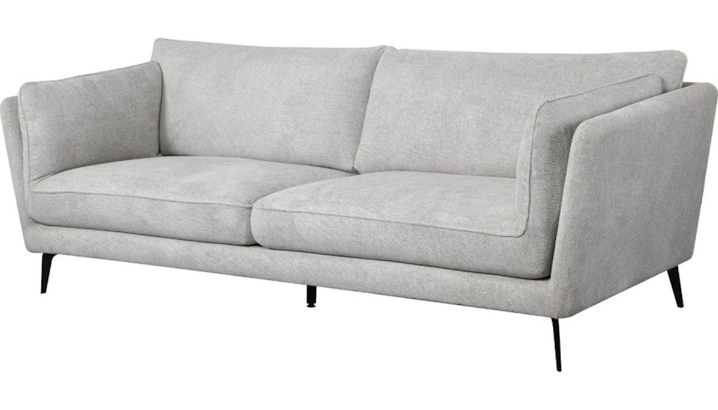 Bari, 3-personers sofa, Stof by Raymond & Hallmark (H: 94 cm. x L: 224 cm. x D: 93 cm., Grå)