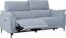 På billedet ser du variationen Barcelona, 3-personers sofa, Stof fra brandet Raymond & Hallmark i en størrelse H: 100 cm. x L: 196 cm. x D: 97 cm. i farven Grå
