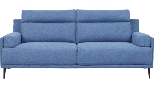 På billedet ser du variationen Amsterdam, 3-personers sofa, Stof fra brandet Raymond & Hallmark i en størrelse H: 86 cm. x L: 209 cm. x D: 89 cm. i farven Blå