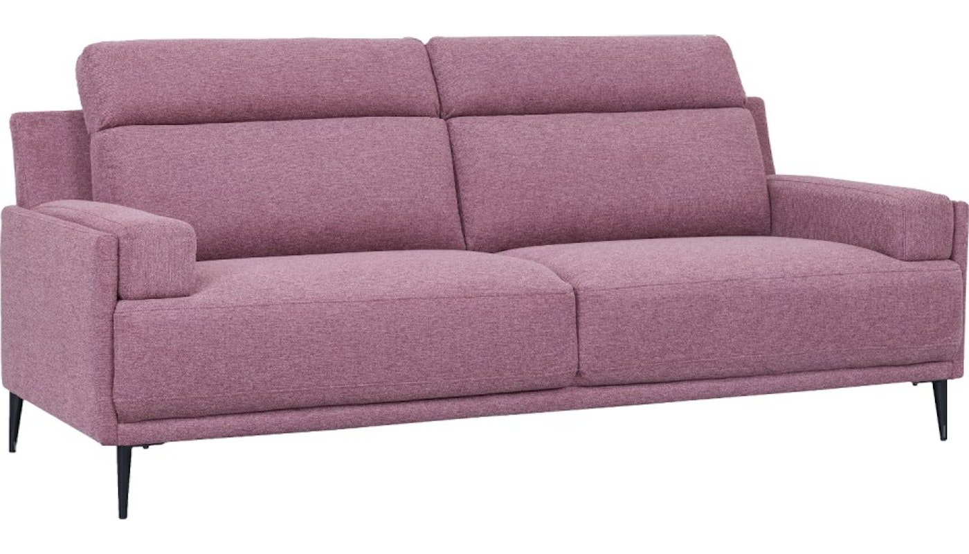 Amsterdam, 3-personers sofa, Stof by Raymond & Hallmark (H: 86 cm. x L: 209 cm. x D: 89 cm., Rose)