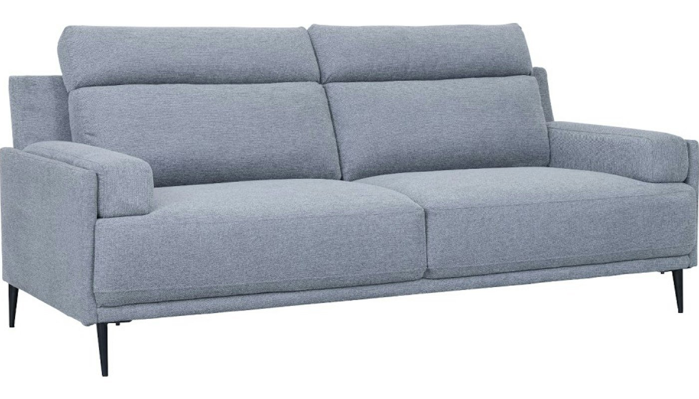 Amsterdam, 3-personers sofa, Stof by Raymond & Hallmark (H: 86 cm. x L: 209 cm. x D: 89 cm., Grå)
