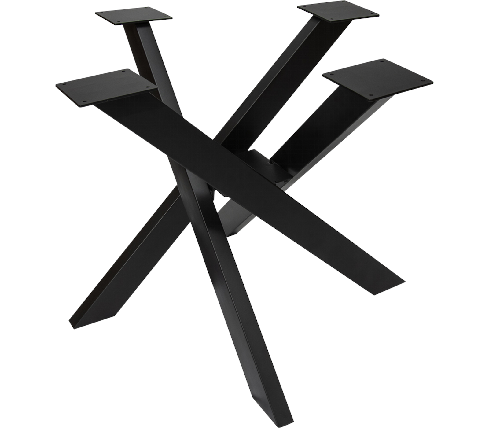 På billedet ser du variationen Felix, Stjernestel til plankebord fra brandet Nielsen Design i en størrelse H: 71 cm. x B: 77 cm. x L: 77 cm. i farven Sort